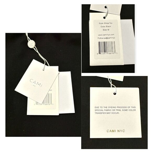 CAMI NYC Shiza Top in Black, Size M, New with Tags - Picture 4 of 11